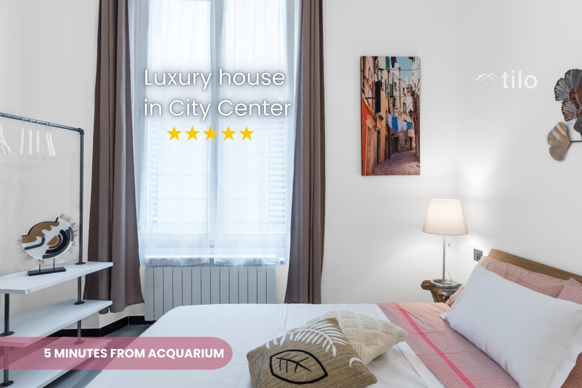 Acquario 5 Minuti, 1Br , Free A-C, Wifi & Netflix "City Center" By Tilo Генуя Экстерьер фото